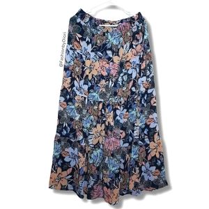 Mark. by Avon Floral Fantasy  Maxi Skirt